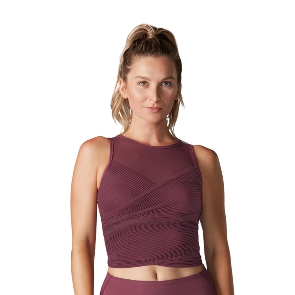 Pleated Yoga Bra